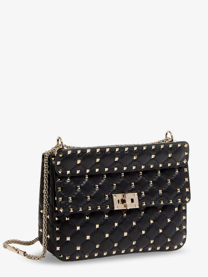 Rockstud Spike leather crossbody bag with iconic all-over studs thumbnail