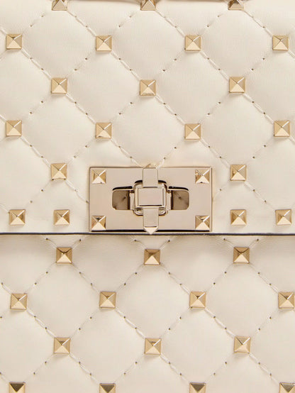Rockstud Spike leather crossbody bag with iconic all-over studs thumbnail