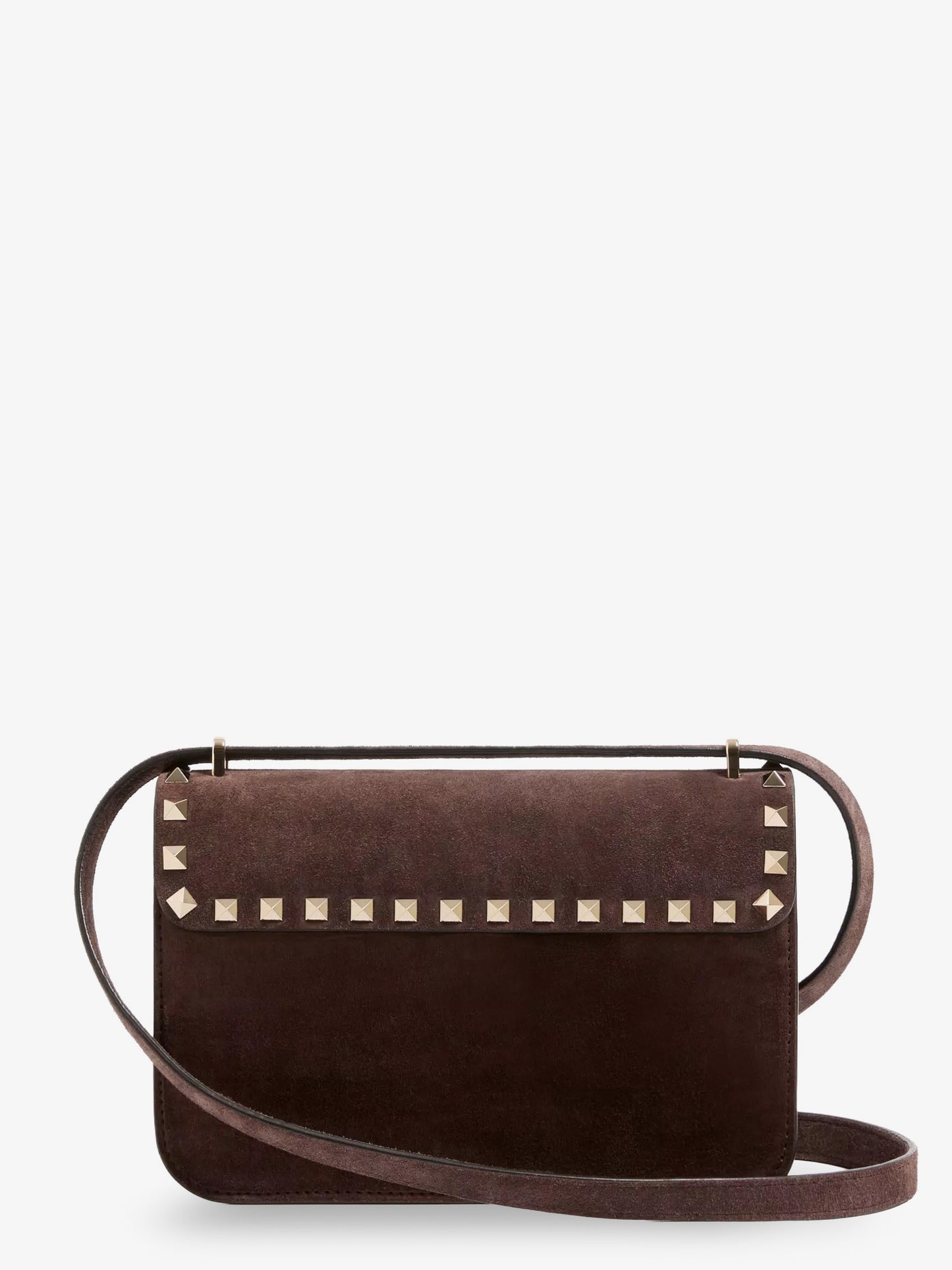 Borsa a tracolla Rockstud in suede