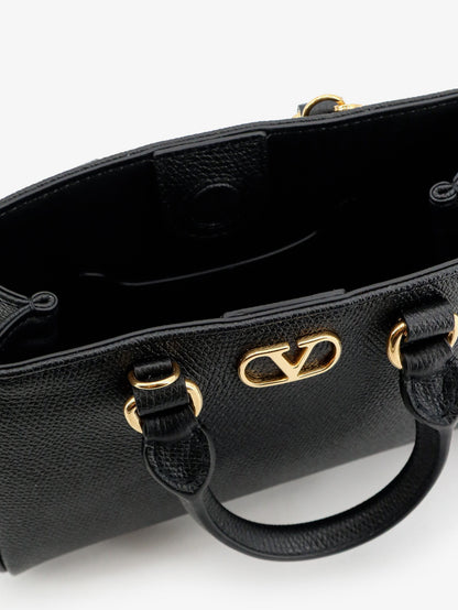 VLogo Signature Mini Leather Handbag thumbnail