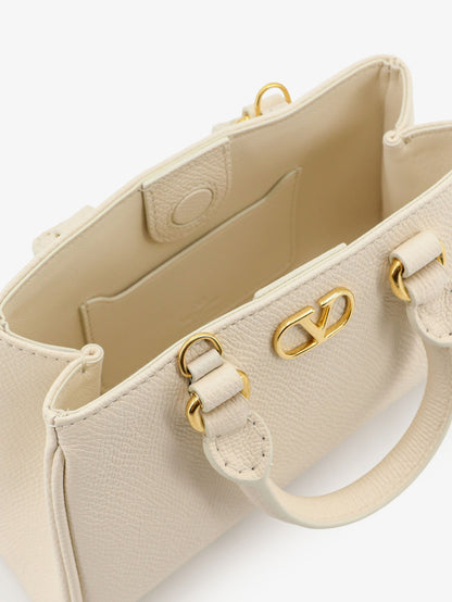 VLogo Signature Mini Leather Handbag thumbnail