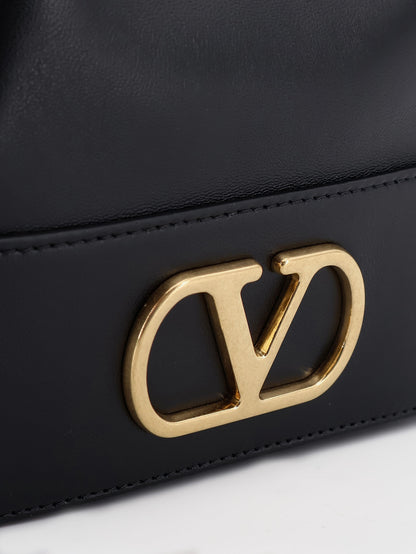 VLogo Signature Leather Bucket Bag thumbnail