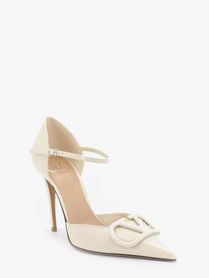 D'Orsay patent pumps with VLogo Signature thumbnail