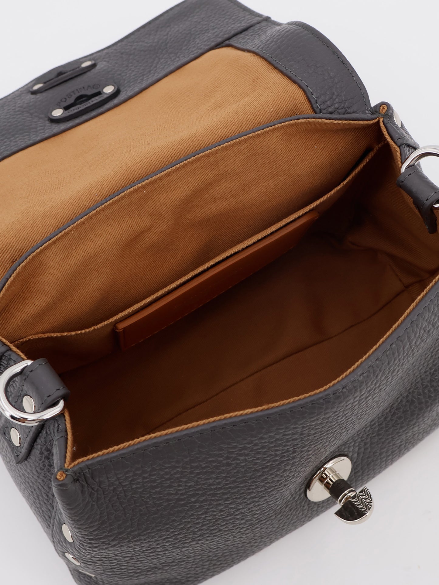Borsa a tracolla Postina® Baby in pelle martellata