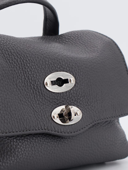 Borsa a tracolla Postina® Baby in pelle martellata thumbnail