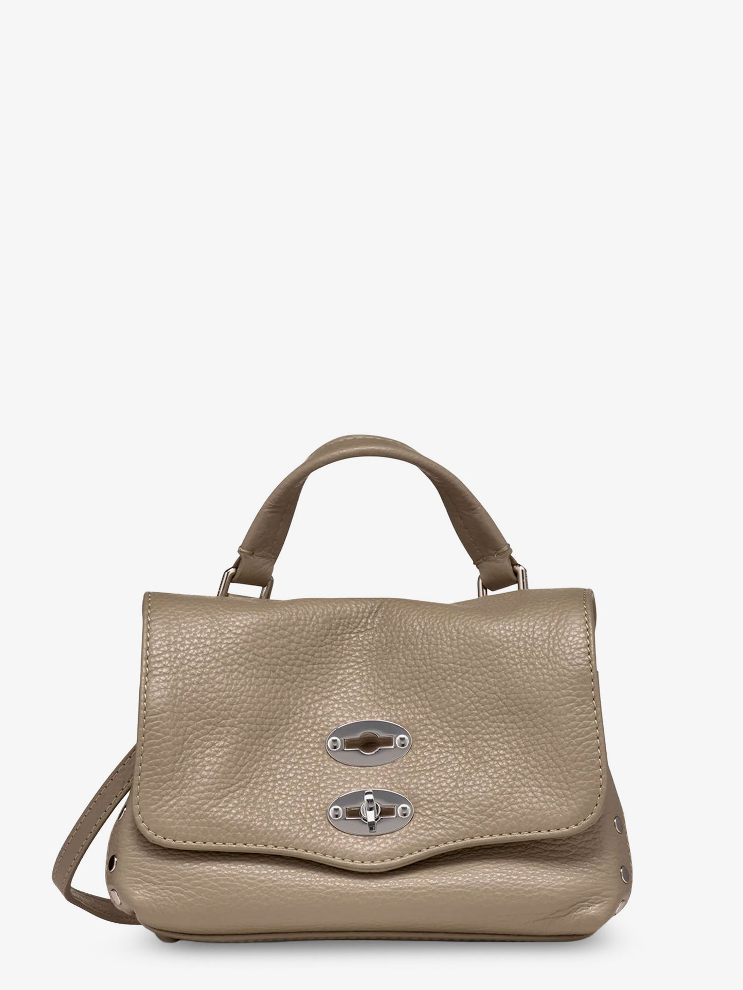 Postina® Baby hammered leather crossbody bag