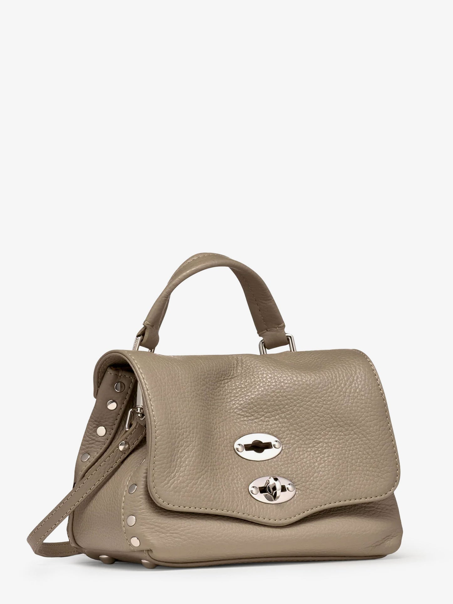 Postina® Baby hammered leather crossbody bag