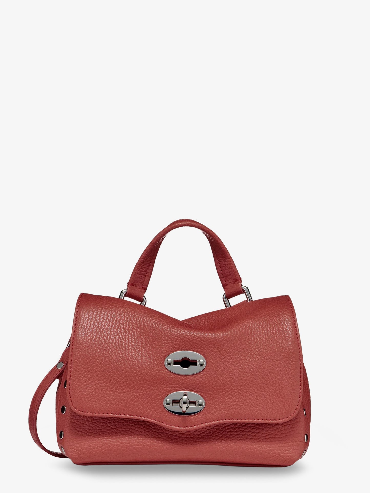 Postina® Baby hammered leather crossbody bag