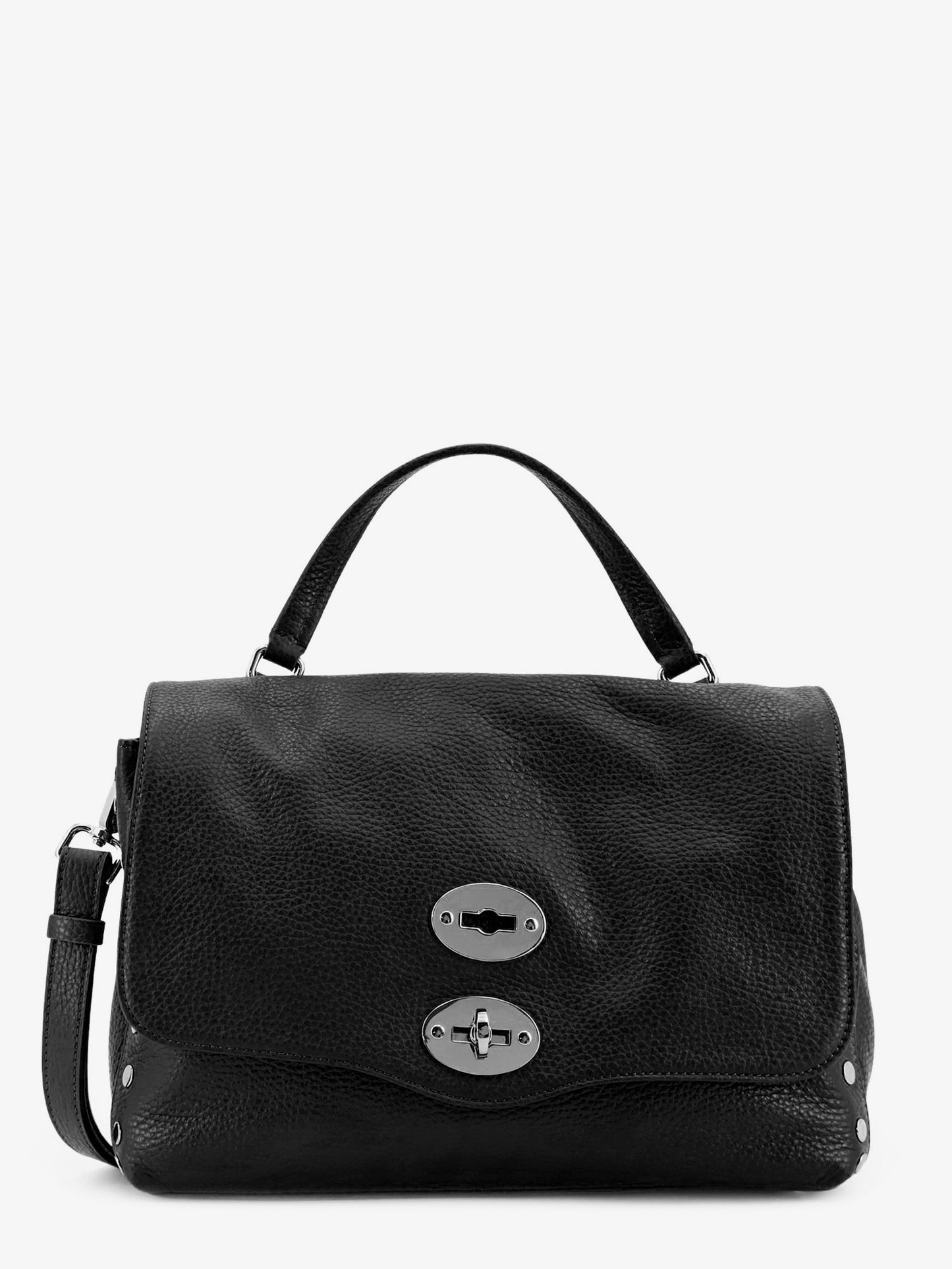 Postina® S textured leather crossbody bag