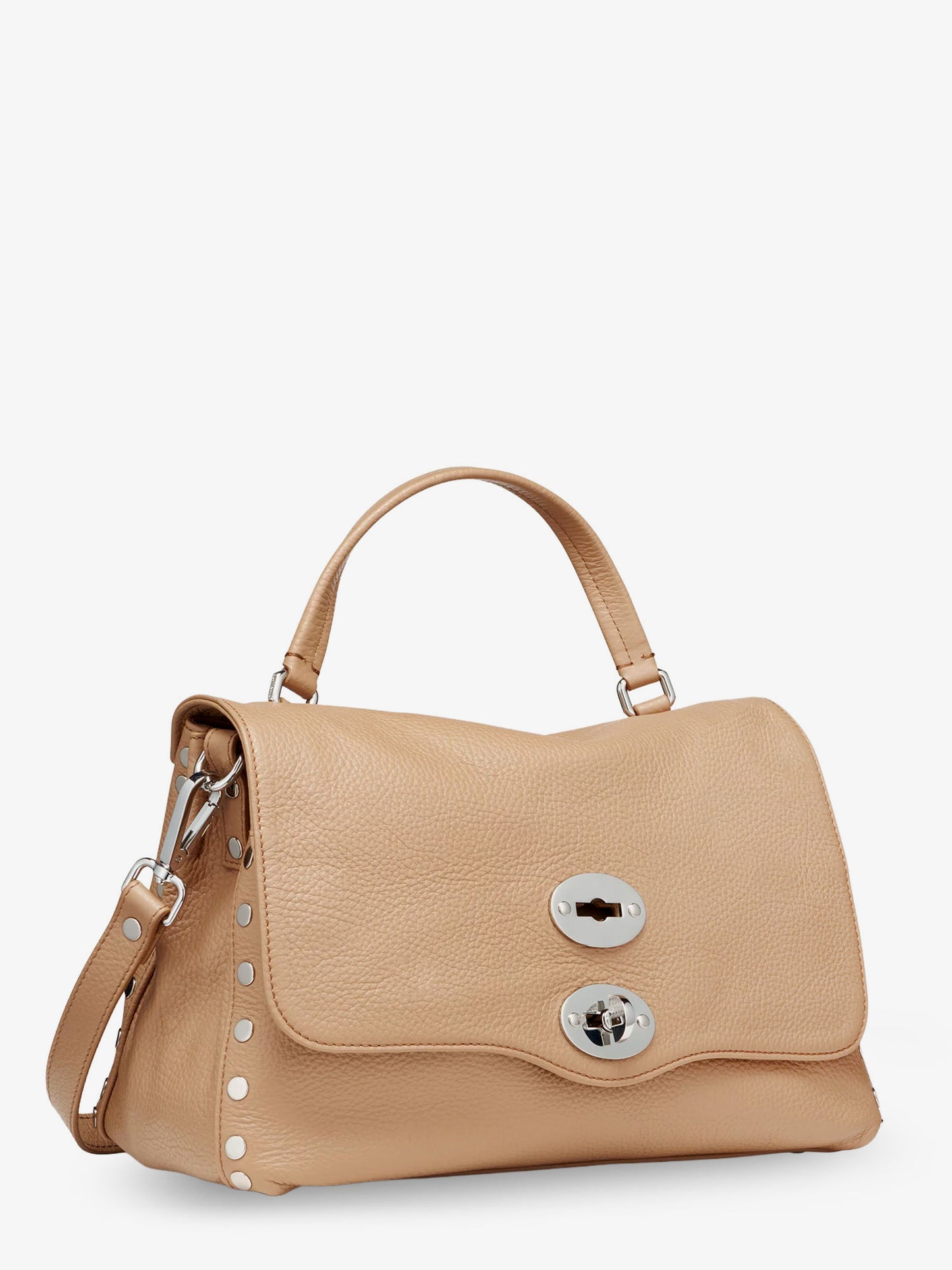 Hammered leather Postina Daily crossbody bag