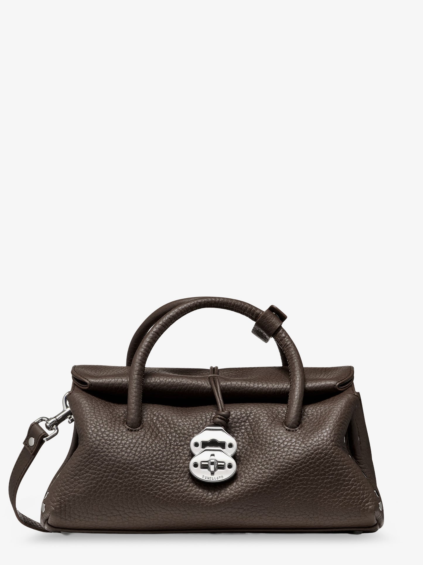 Dotta® Small Hammered Leather crossbody bag
