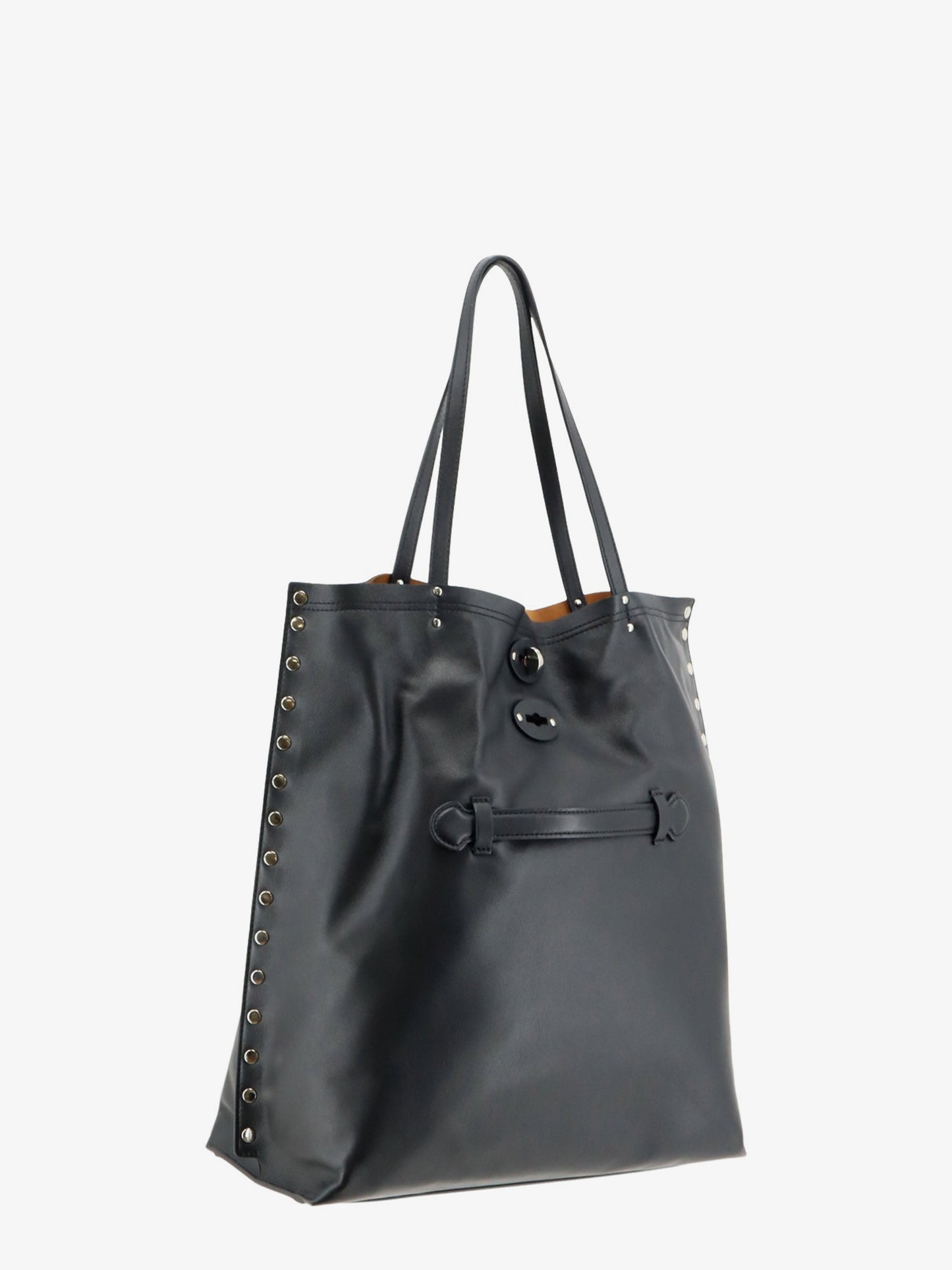 A Spasso leather shopping bag