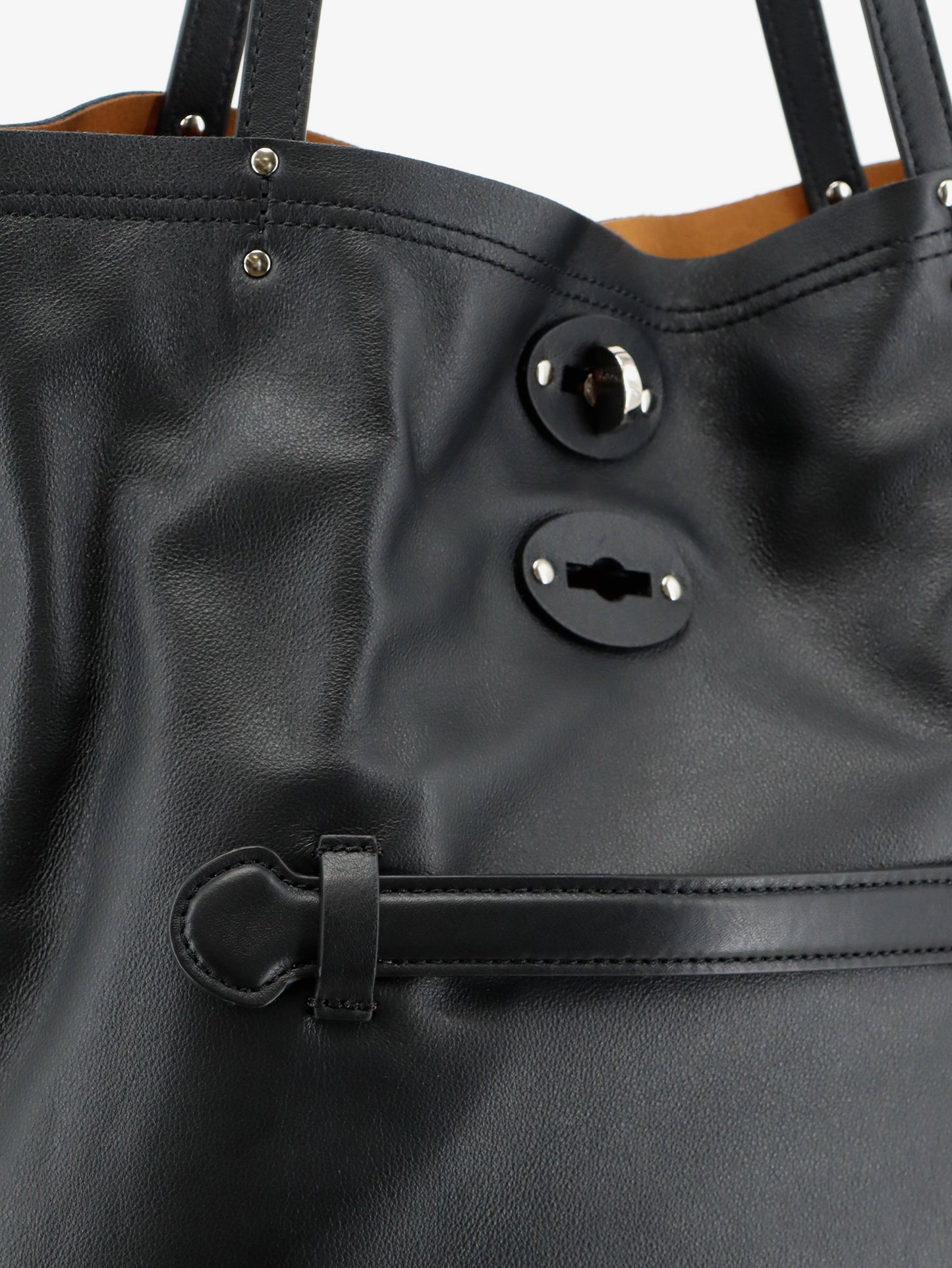 A Spasso leather shopping bag